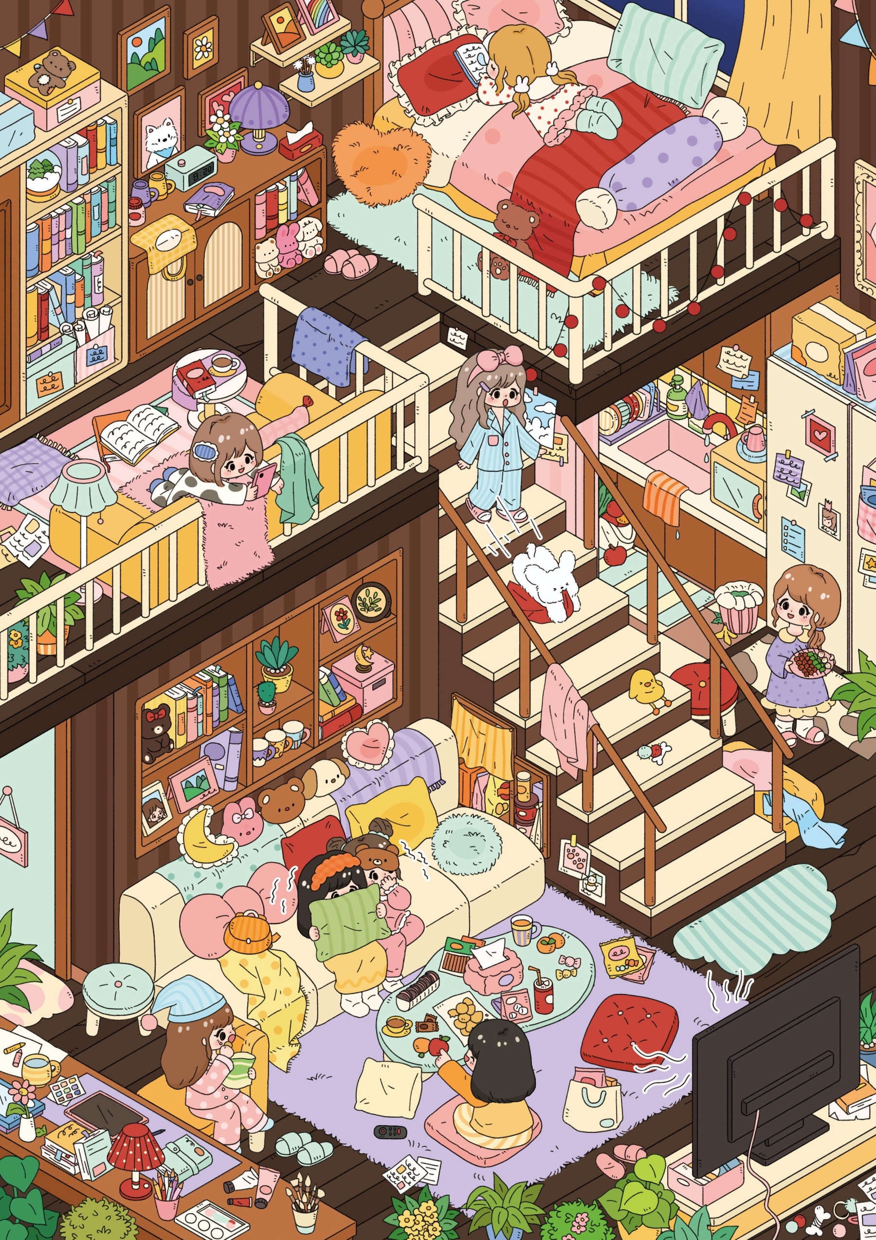 #319 Pajama Party(Size:XL)