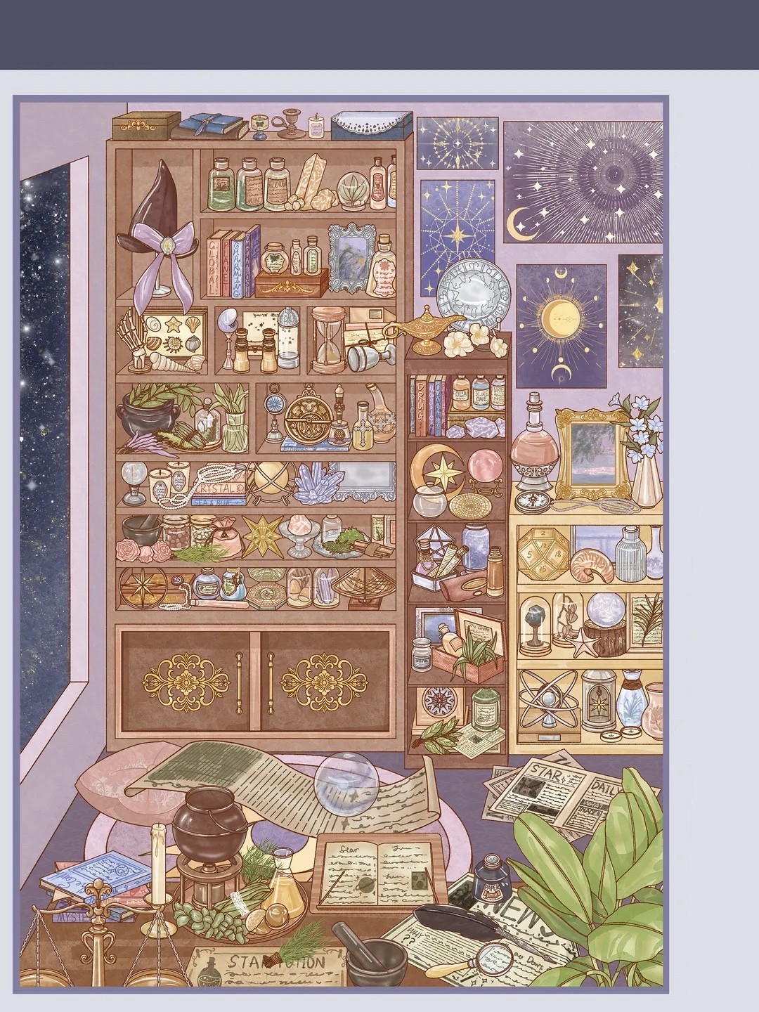 #074 Magic study room (Size:XL)