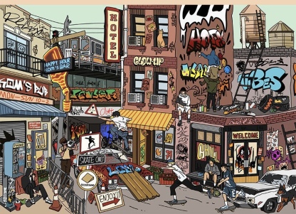 #048 Graffiti zone(Size:L)