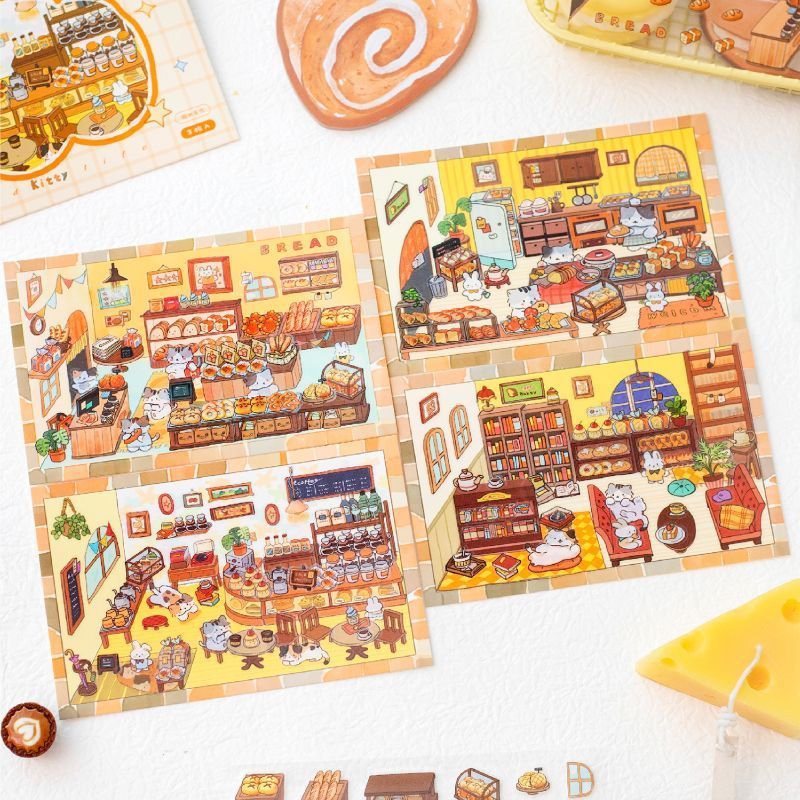 #188 Kitten Bakery (Size:S)