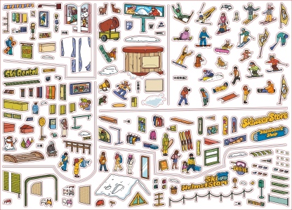 #295 Ski resort（Size:XL)