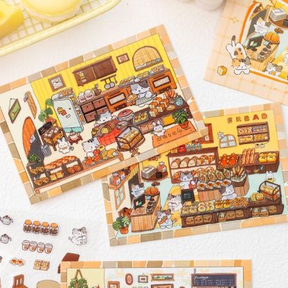 #188 Kitten Bakery (Size:S)