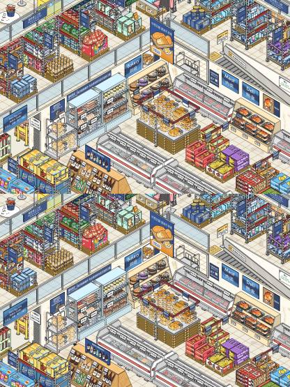 #195 Go to the supermarket(Size:XL)