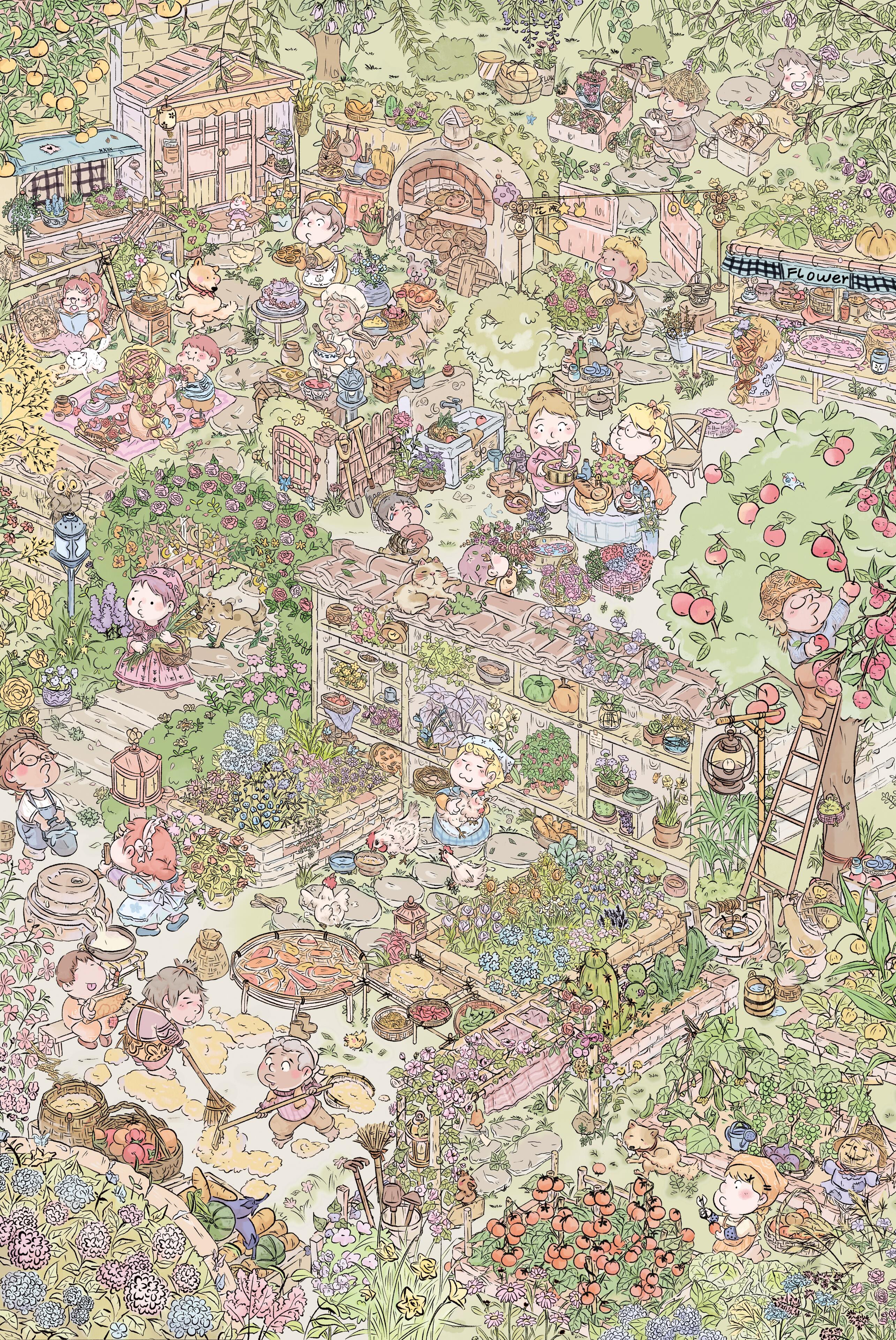#310 Backyard garden 1.0(Size:XL)