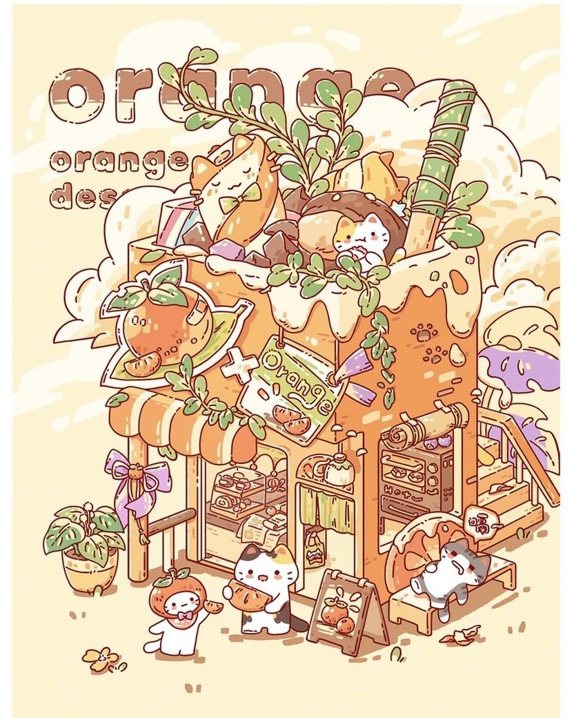 #250 Mini Kitty food house 8.0(Size:S)