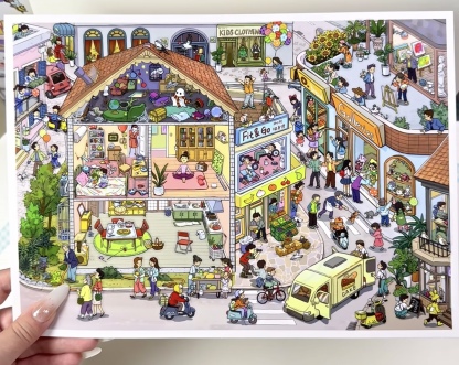 #301 Morning market(Size:XL)