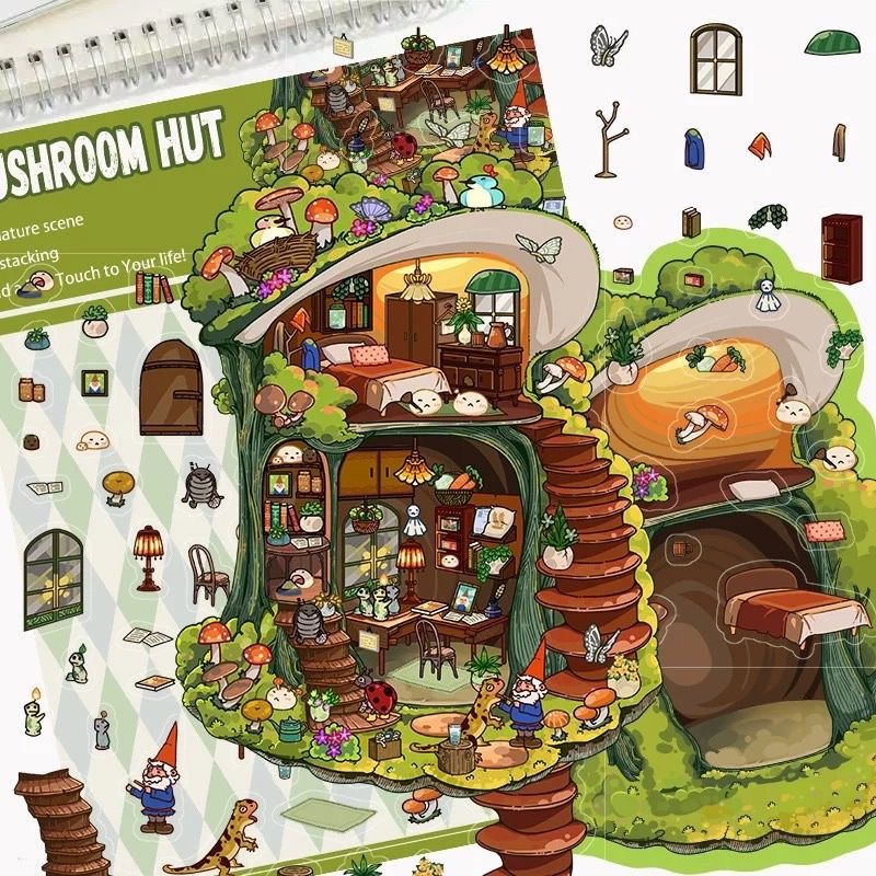 #166 Mushroom little house(Size:S)
