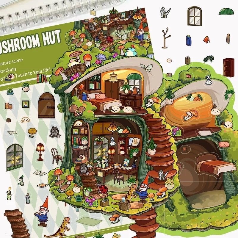 #166 Mushroom little house(Size:S)