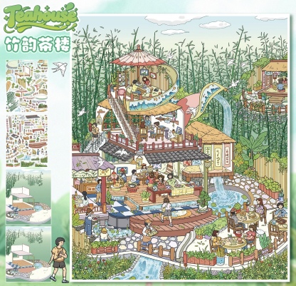 #142 Tea house&Cake party(Size:L)