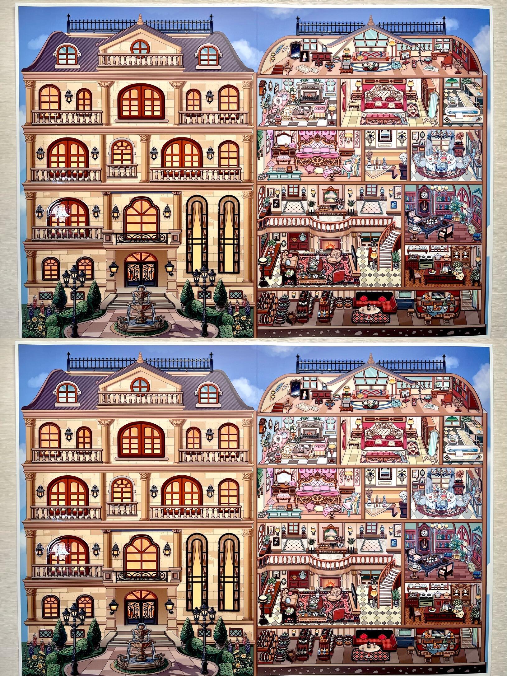 #195 Vintage mansion (Size:XXL)