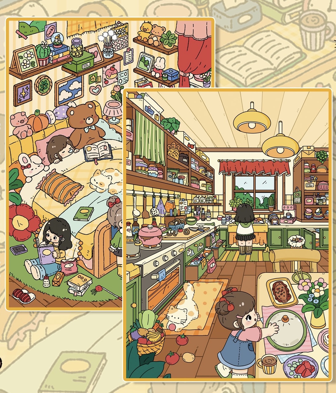 #168 Girls Bedroom and kitchen