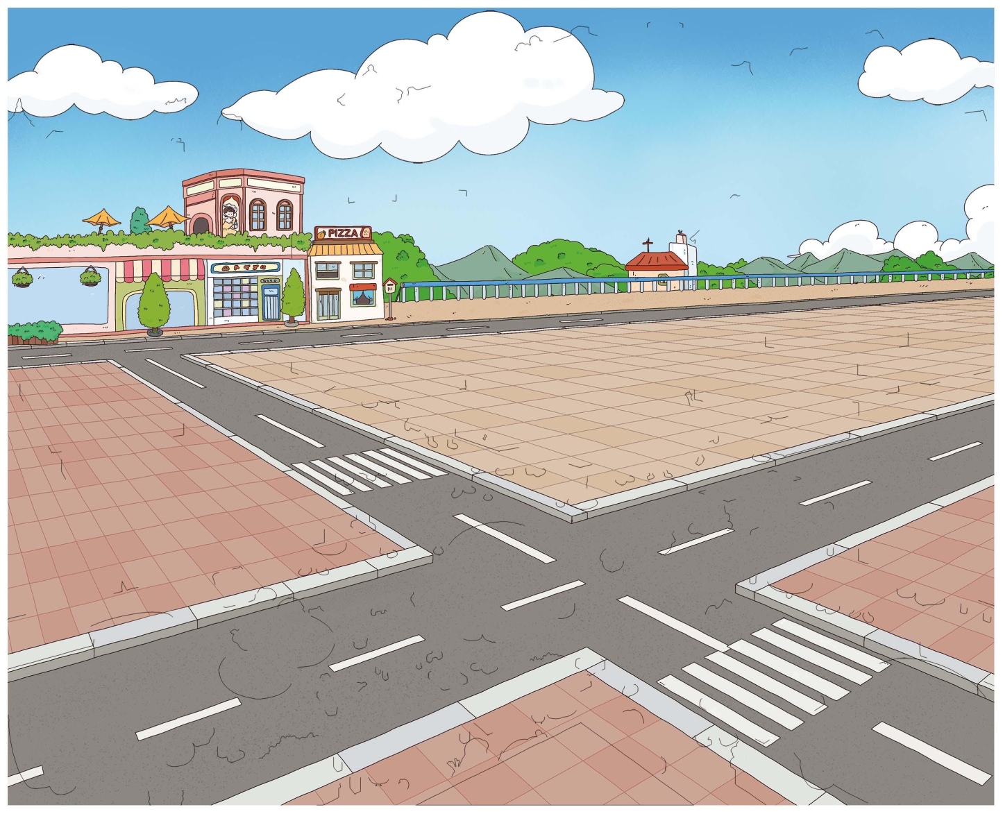 #294 Busy Street (Size:XL)