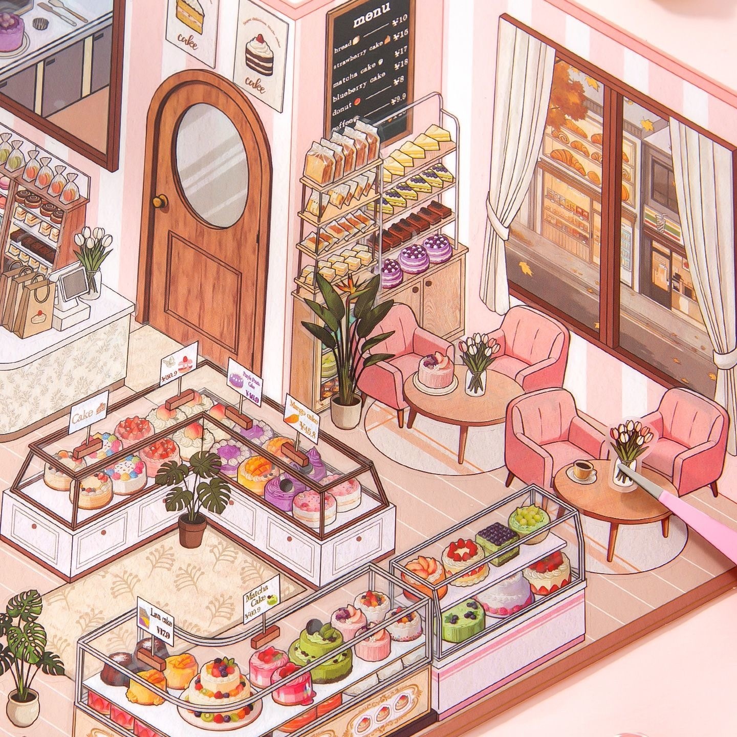 #119 Half price today!!! Cake&Bakery store(Size:L)