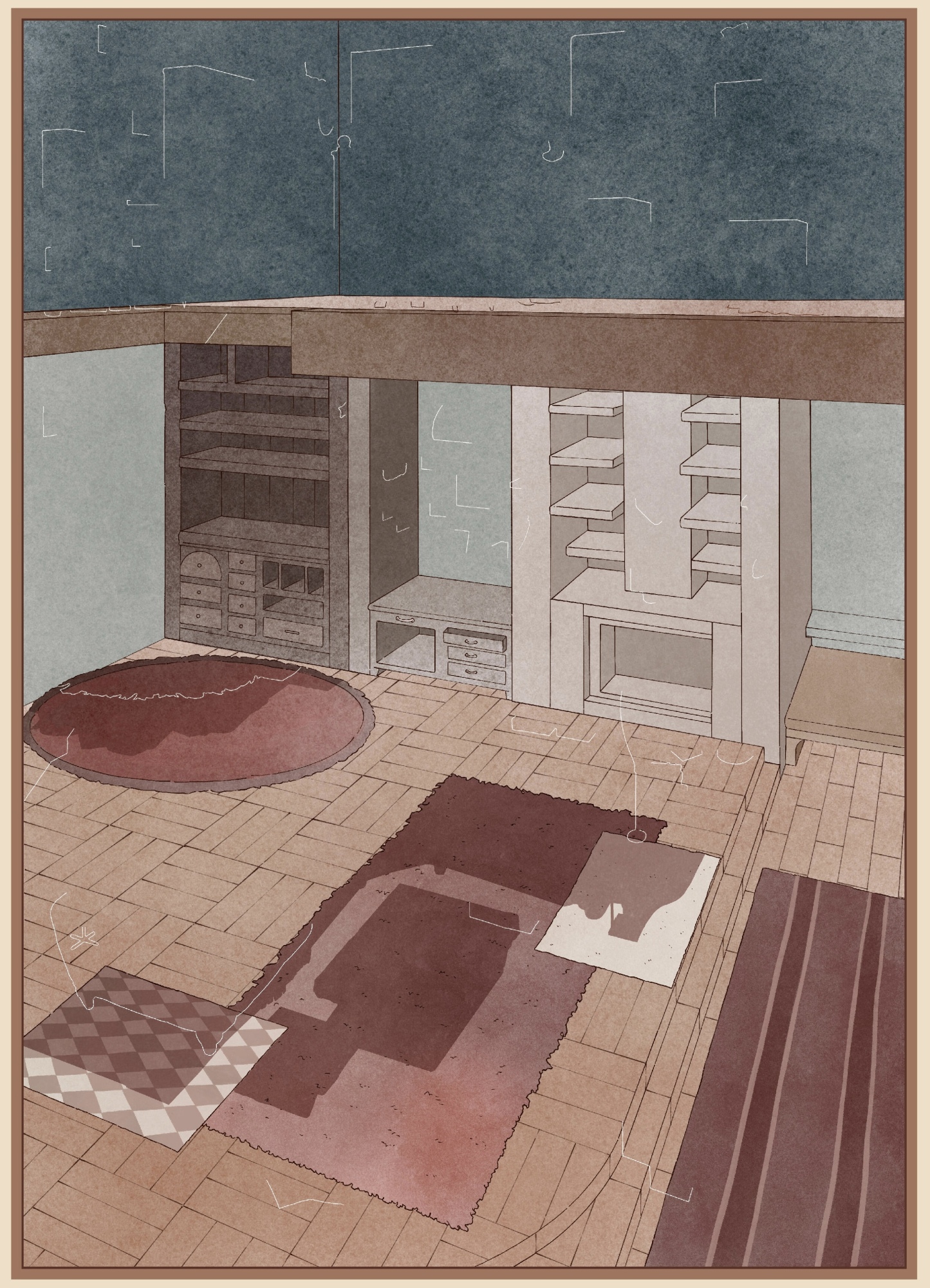 #234 Christmas cottage (Size:XL)