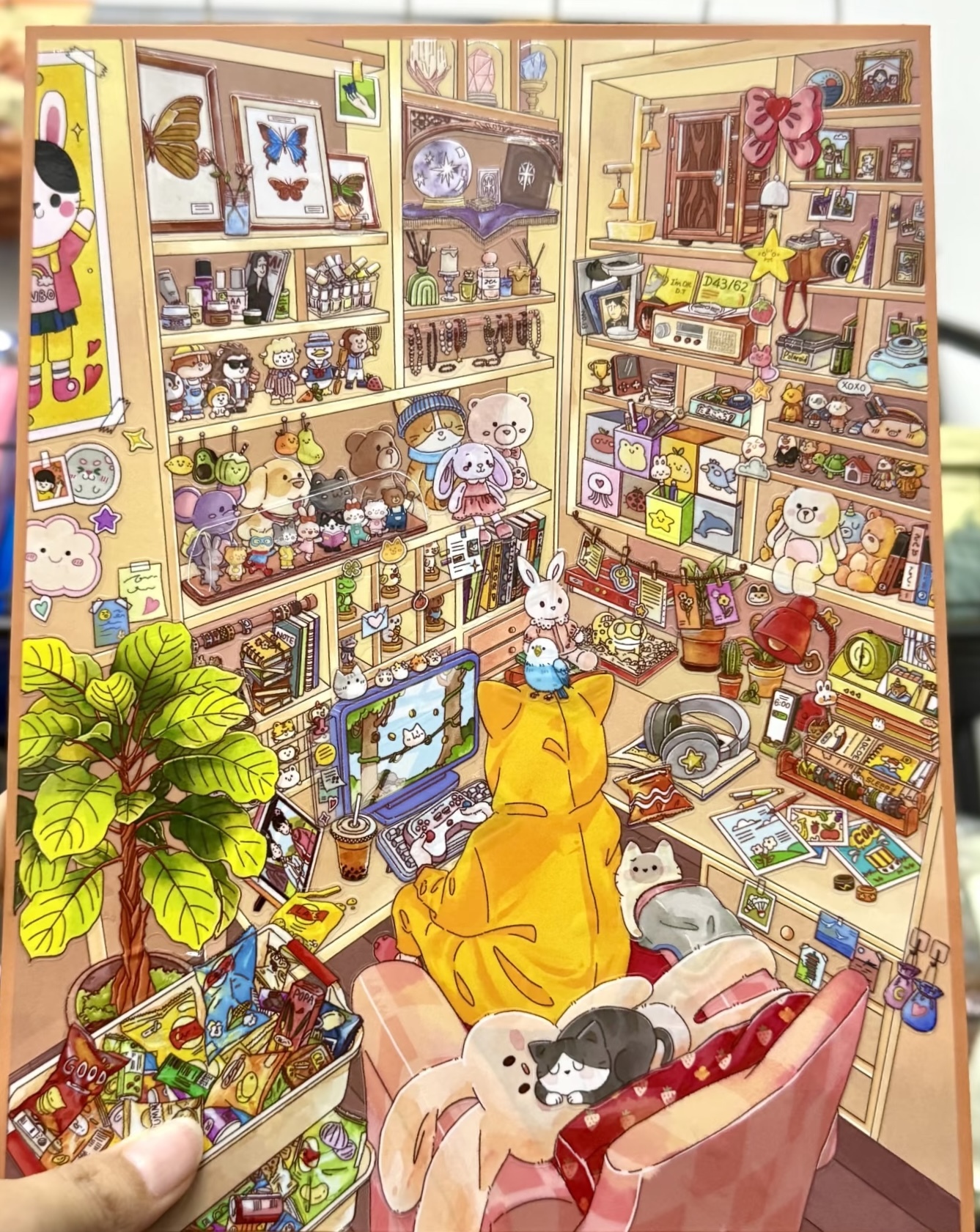 #159 Cozy game time （Size:L)