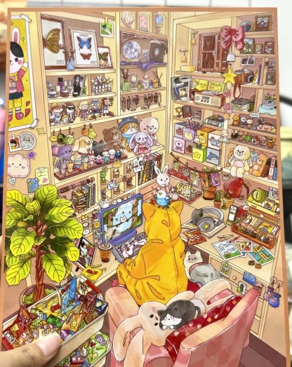 #159 Cozy game time （Size:L)