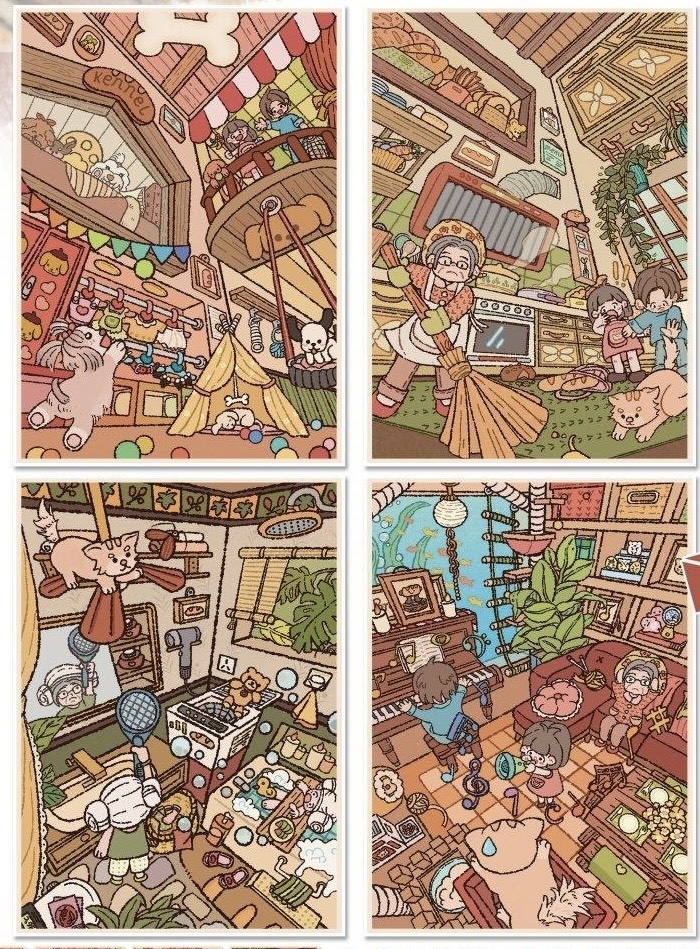 #194 Paper square mini 7.0(Size:S) All in 4