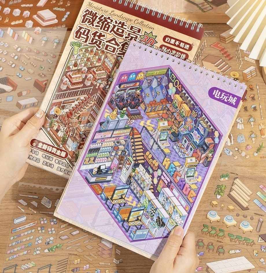 #305 Big lifestyle scene book 8 in 1(Size:XL)
