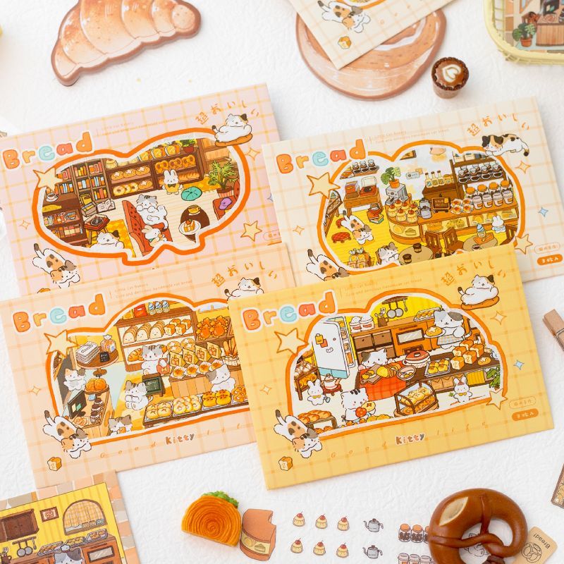 #188 Kitten Bakery (Size:S)