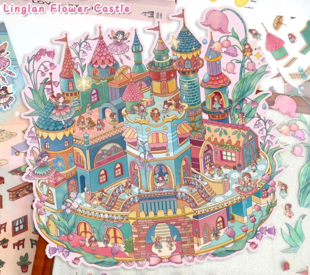 #110 Castle and tropical rainforest cabin