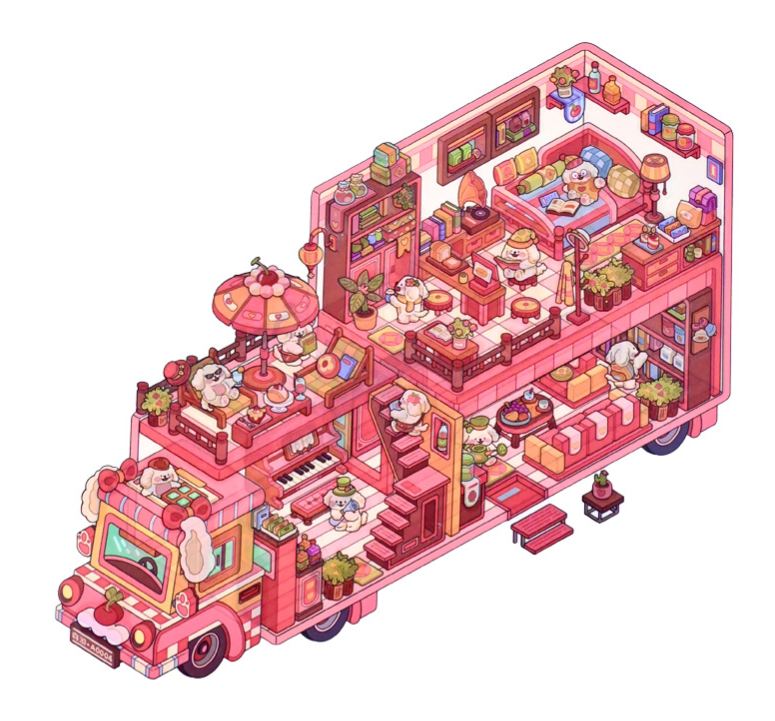 #147 Animal Caravan（Size:M)