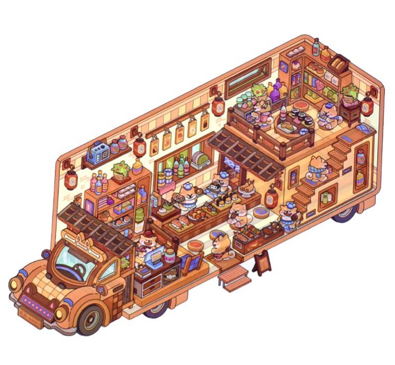 #147 Animal Caravan（Size:M)