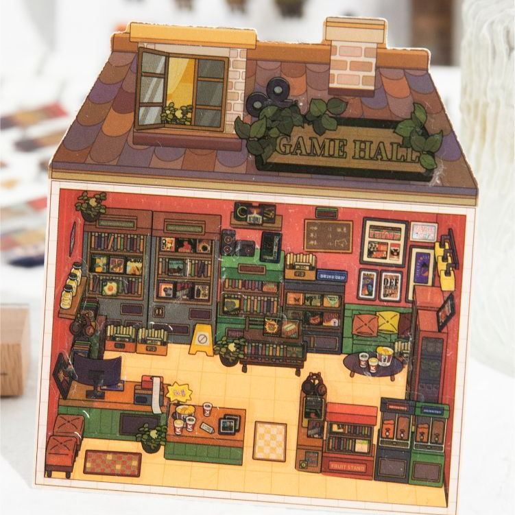 #189 Cuddle Toy Store And Coffee Bookstore(Size:S)