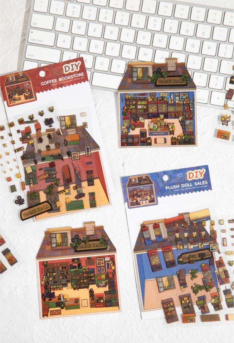 #189 Cuddle Toy Store And Coffee Bookstore(Size:S)