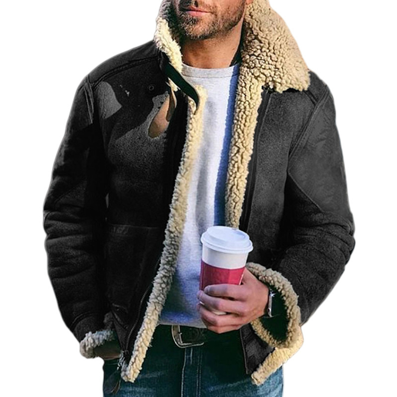 Δερμάτινο και κασμιρένιο bomber jacket
