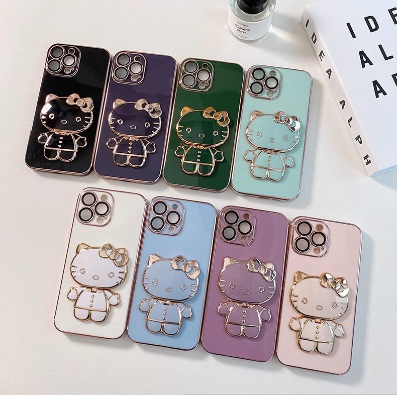 Θήκη τηλεφώνου Hello Kitty με βάση καθρέφτη