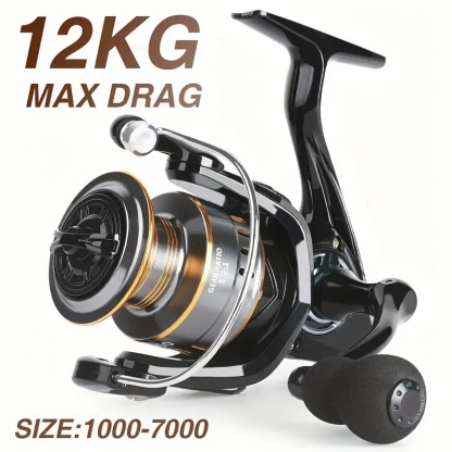 BILLINGS EK 1000~7000 Series, 5,2:1 Gear Ratio, 26LB Max Drag, CNC Μεταλλικό καρούλι, Spinning Fishing Roel, για θαλασσινό νερό γλυκού νερού