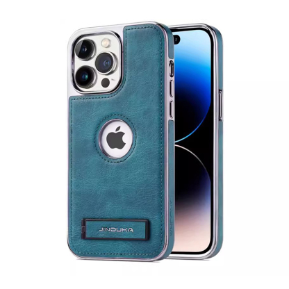 Husă pentru telefon cu suport invizibil din piele creativă