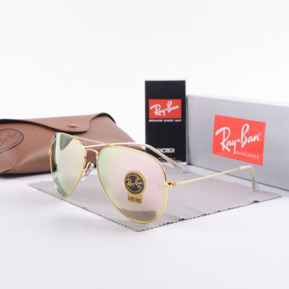 Γνήσια γυαλιά ηλίου Ray-Ban 2024 【Θήκη καθρέφτη + γυαλιά】