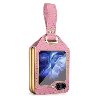 Cea mai recentă husă din piele pentru telefonul mobil Samsung Galaxy Z Flip 5/Z Flip 6