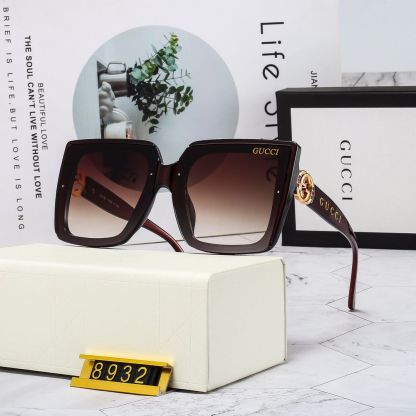 Γνήσια γυαλιά ηλίου GUCCI 2024【Θήκη γυαλιών + ποτήρια】