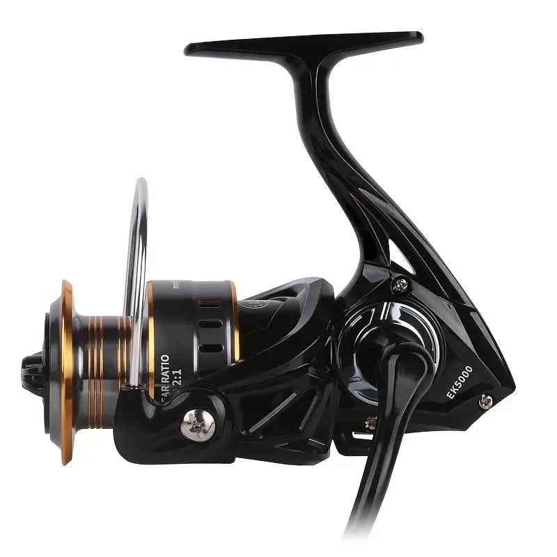 BILLINGS EK 1000~7000 Series, 5,2:1 Gear Ratio, 26LB Max Drag, CNC Μεταλλικό καρούλι, Spinning Fishing Roel, για θαλασσινό νερό γλυκού νερού
