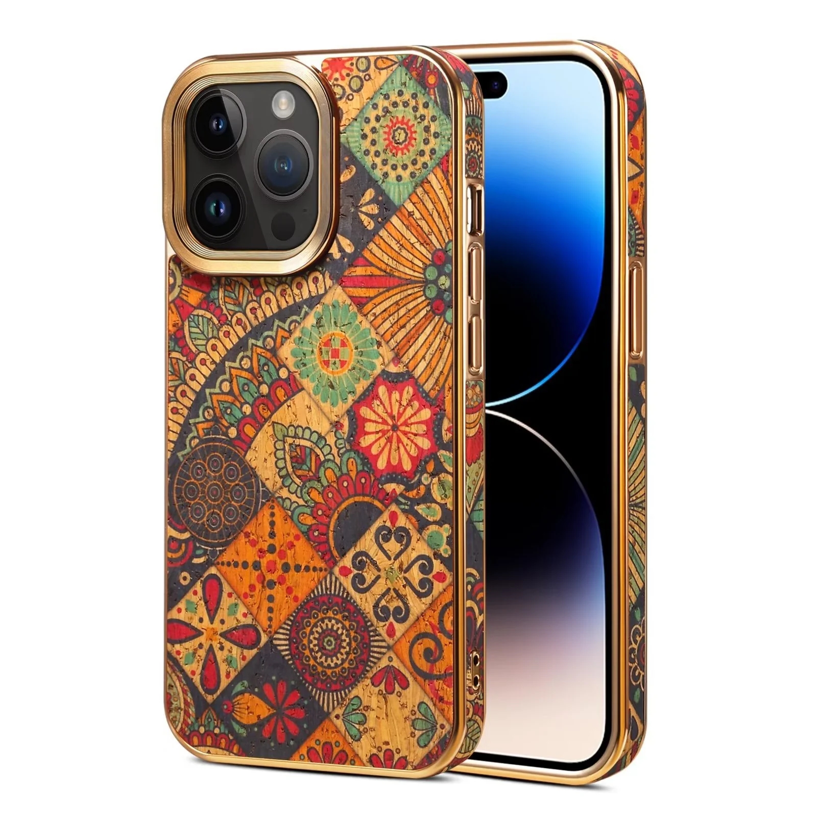 Husă de protecție anti-cădere Bohemia Retro pentru iPhone