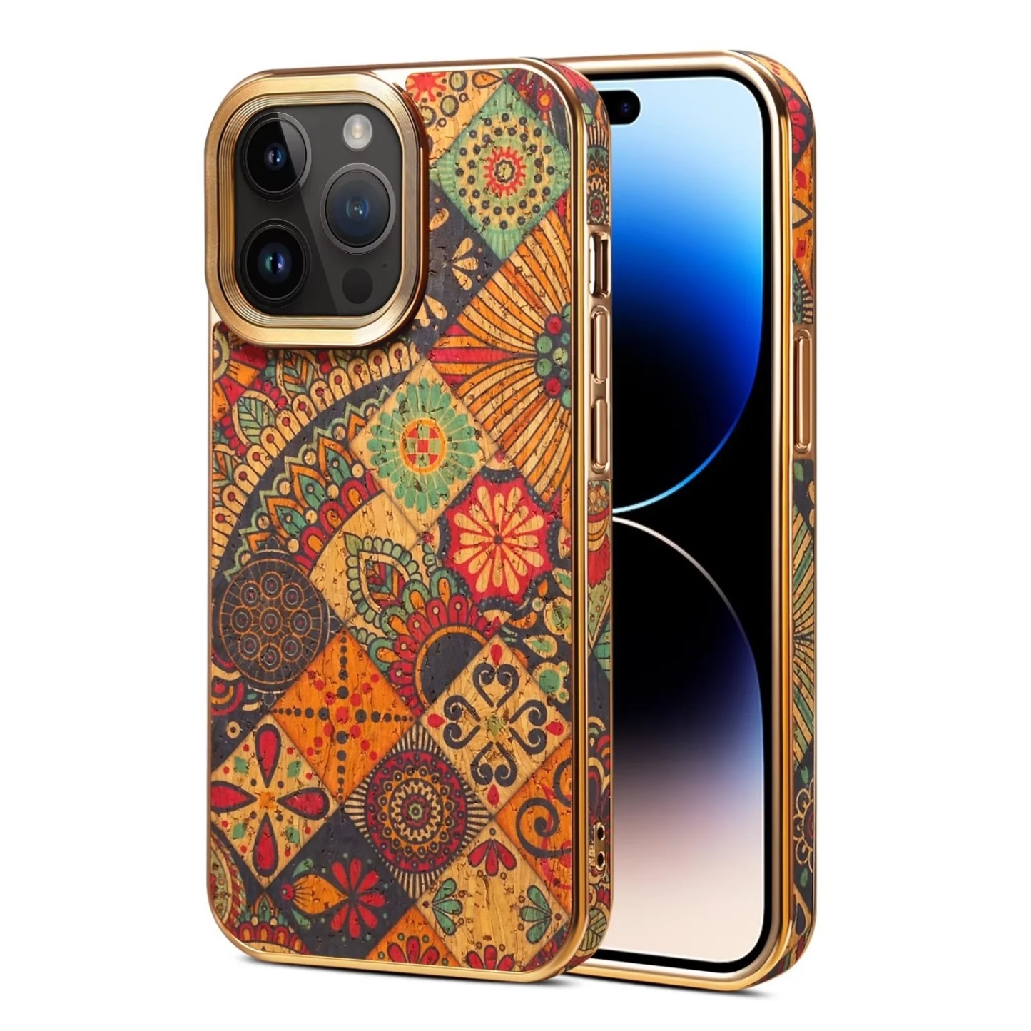Husă de protecție anti-cădere Bohemia Retro pentru iPhone