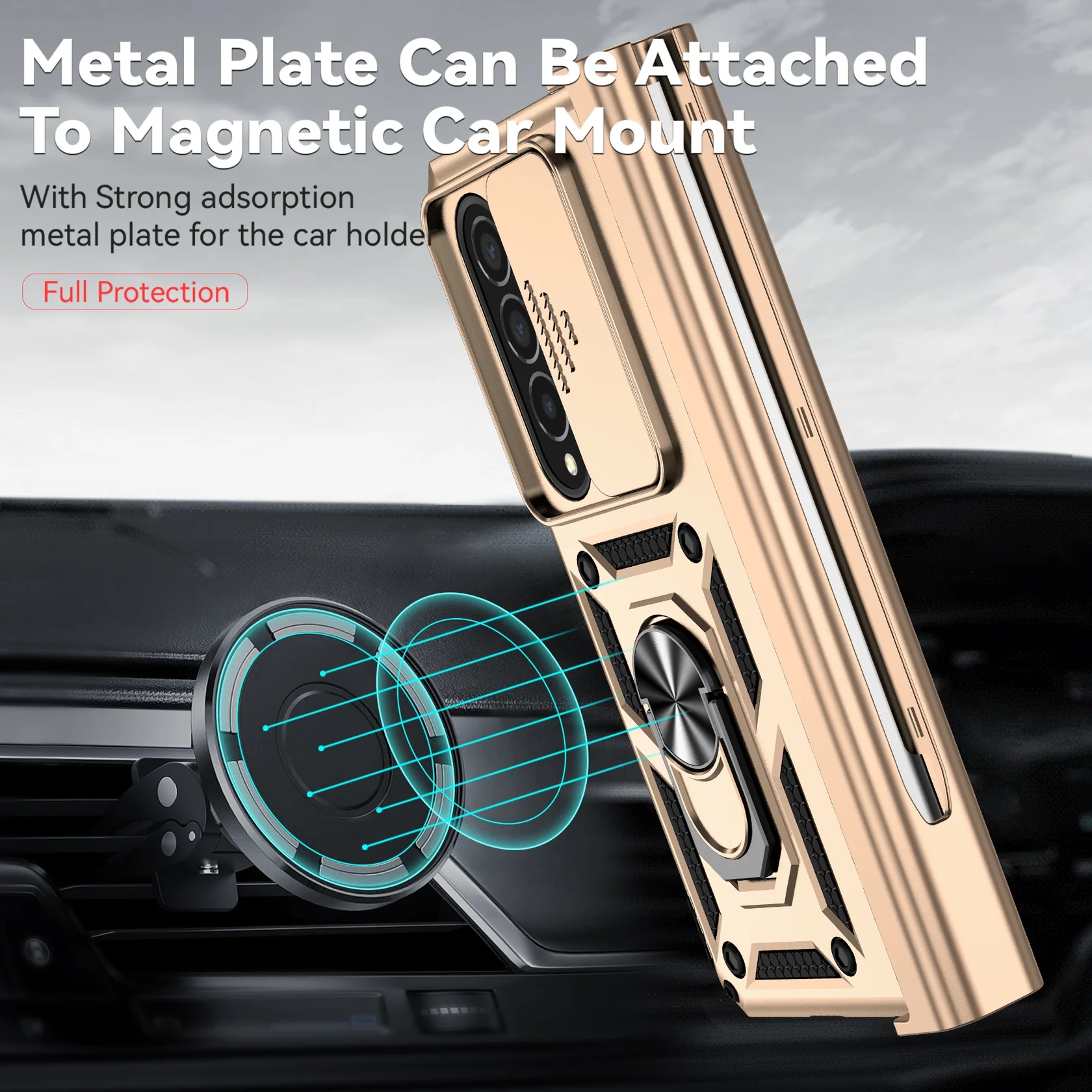Husă de protecție Armor All-inclusive pentru Samsung Galaxy Z Fold5 Fold4