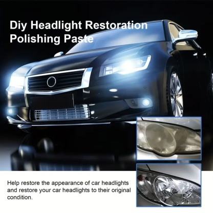 🌟 🚗Lichid pentru repararea farurilor mașinii, oxidarea farurilor auto, zgârieturi îngălbenite, estompare îmbunătățită cu cristale galvanizate agent de renovare