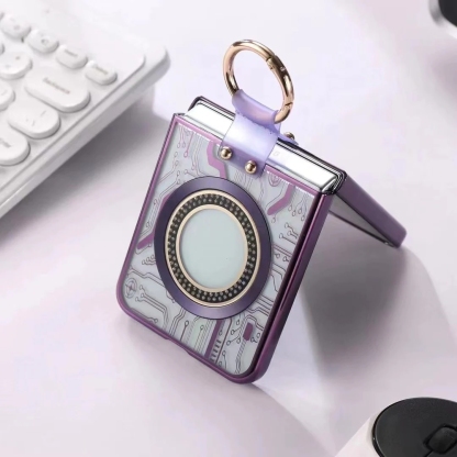 Προστατευτική θήκη τηλεφώνου Cyberpunk Magnetic Wireless Charging για Samsung Galaxy Z Flip5 Flip4 Flip3