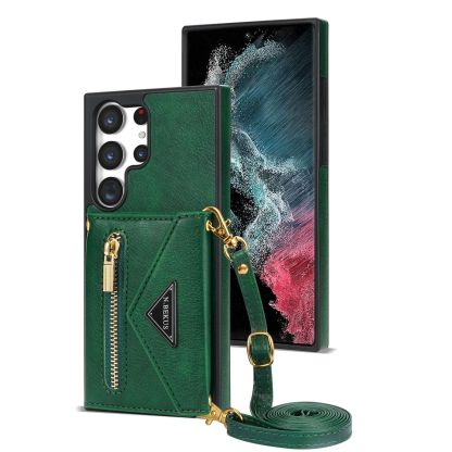 MobiWallet - Husă din piele pentru telefon de mare capacitate 4 în 1 pentru Samsung