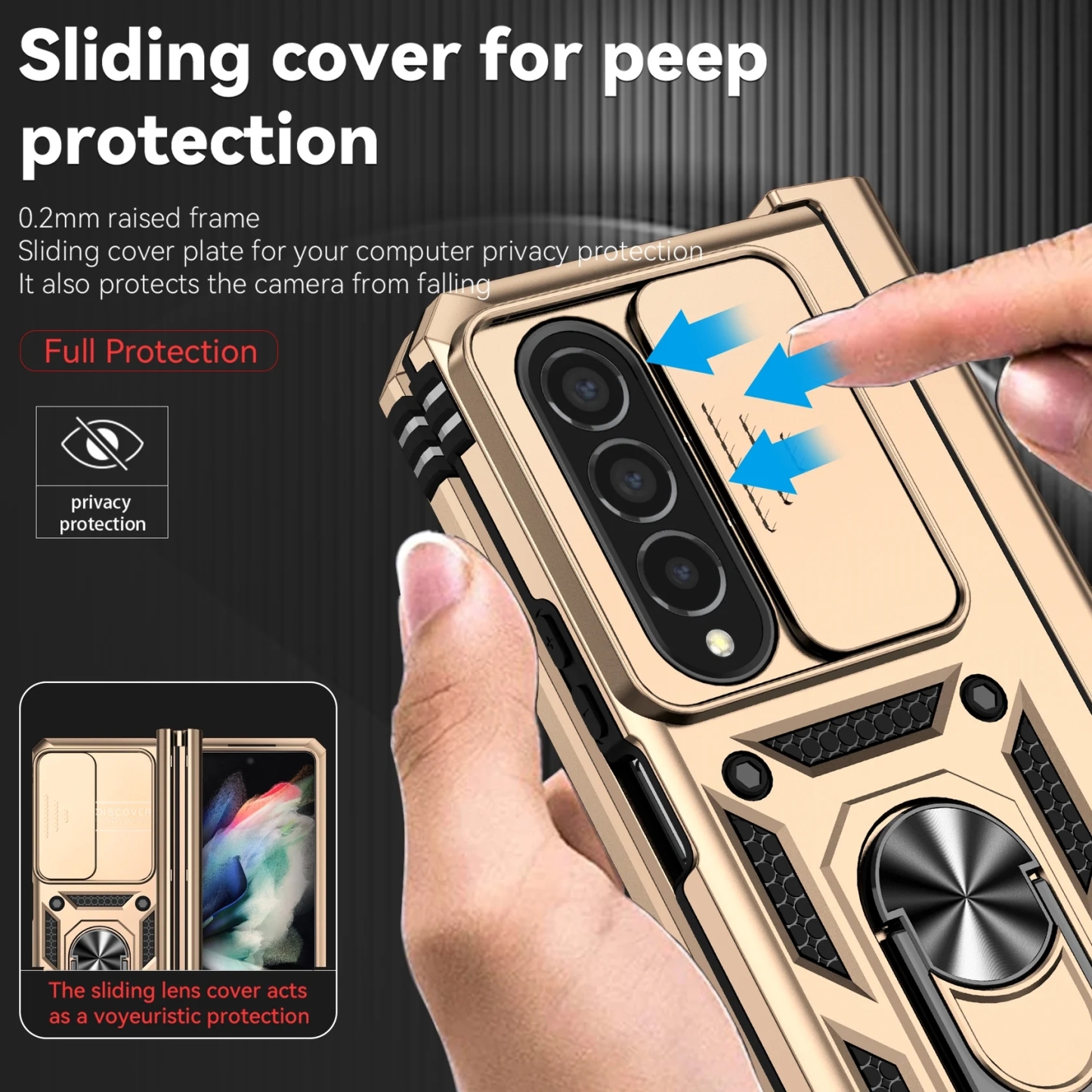 Husă de protecție Armor All-inclusive pentru Samsung Galaxy Z Fold5 Fold4