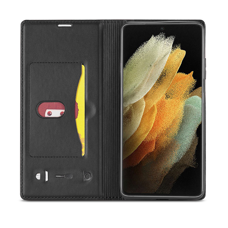 Husă de lux din piele pentru telefon mobil Samsung S23/S22/S21 4-în-1