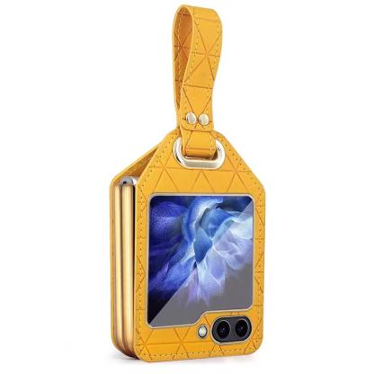 Cea mai recentă husă din piele pentru telefonul mobil Samsung Galaxy Z Flip 5/Z Flip 6