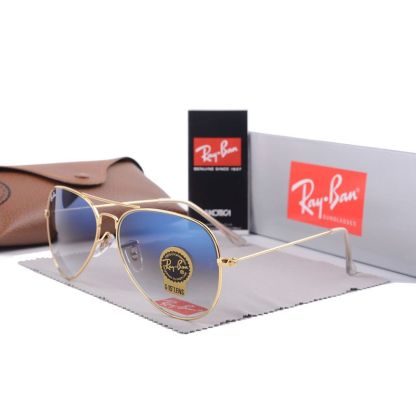 Γνήσια γυαλιά ηλίου Ray-Ban 2024 【Θήκη καθρέφτη + γυαλιά】