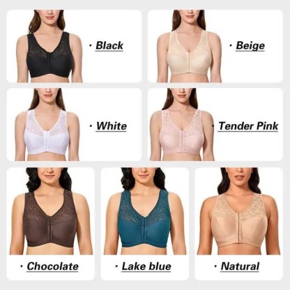 Triumph - (3 bucăți) Sutien sexy din dantelă transparentă [75A-110E]