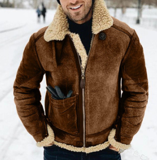 Δερμάτινο και κασμιρένιο bomber jacket