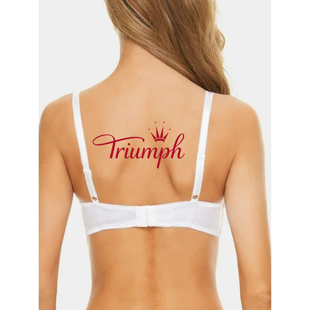 TRIUMPH - Γυναικείο σουτιέν και εσώρουχα με διάφανη δαντέλα χωρίς επένδυση Full Cup Underwire Plus Size