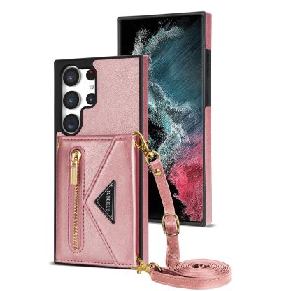 MobiWallet - Husă din piele pentru telefon de mare capacitate 4 în 1 pentru Samsung